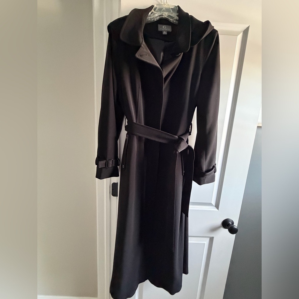 Gallery Black Trench Coat